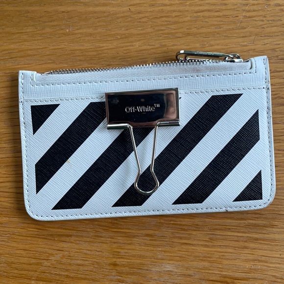 OffWhite Bags Offwhite Card Case W Binder Clip Poshmark